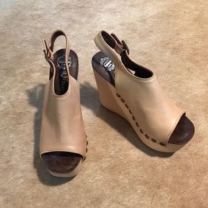 Jeffery Campbell Wood Platform Wedge